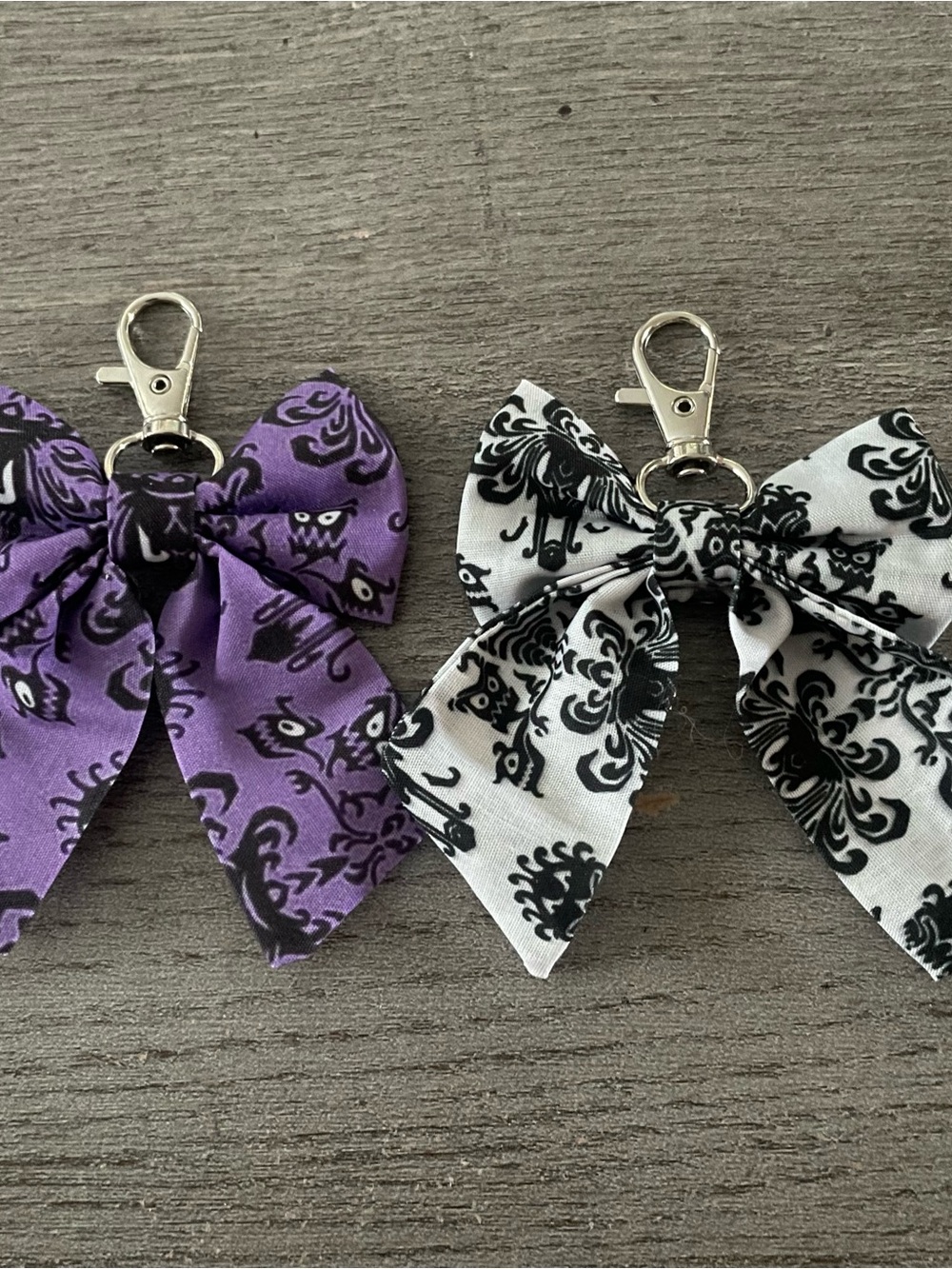 Haunted Mansion Bow Bag Charm